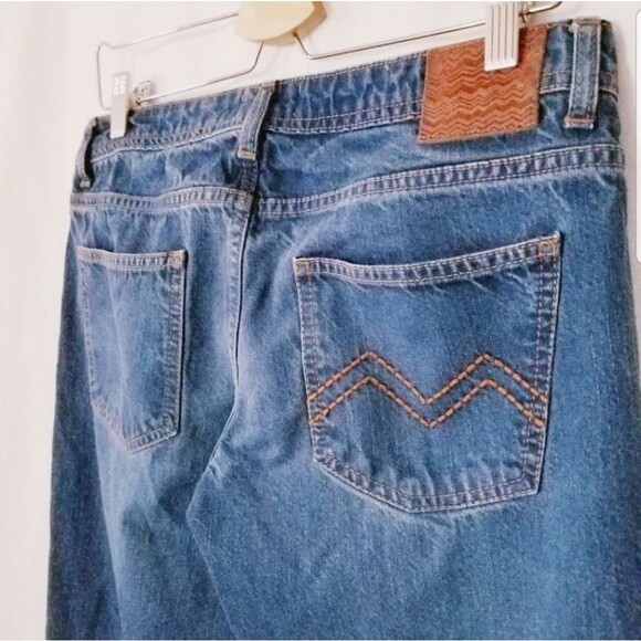 Vintage 1990s Missoni Cropped Boyfriend Jeans 42 IT 6 US - Picture 7 of 15